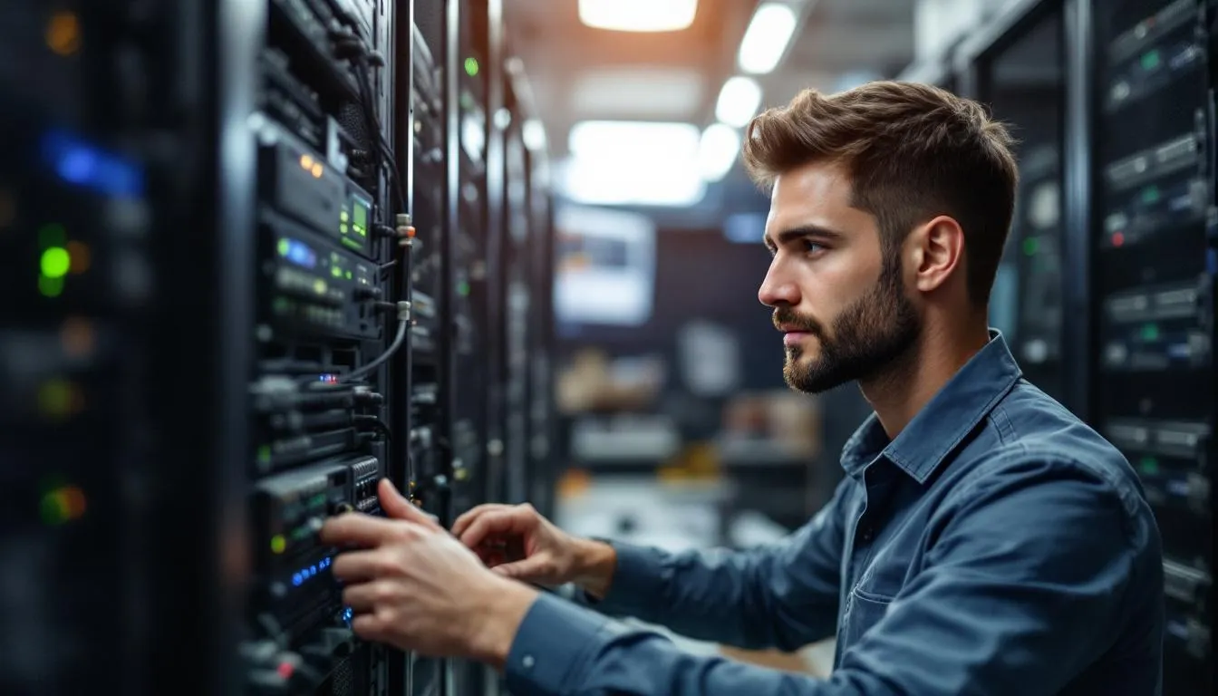 Editorial photograph representing the concept of network administration