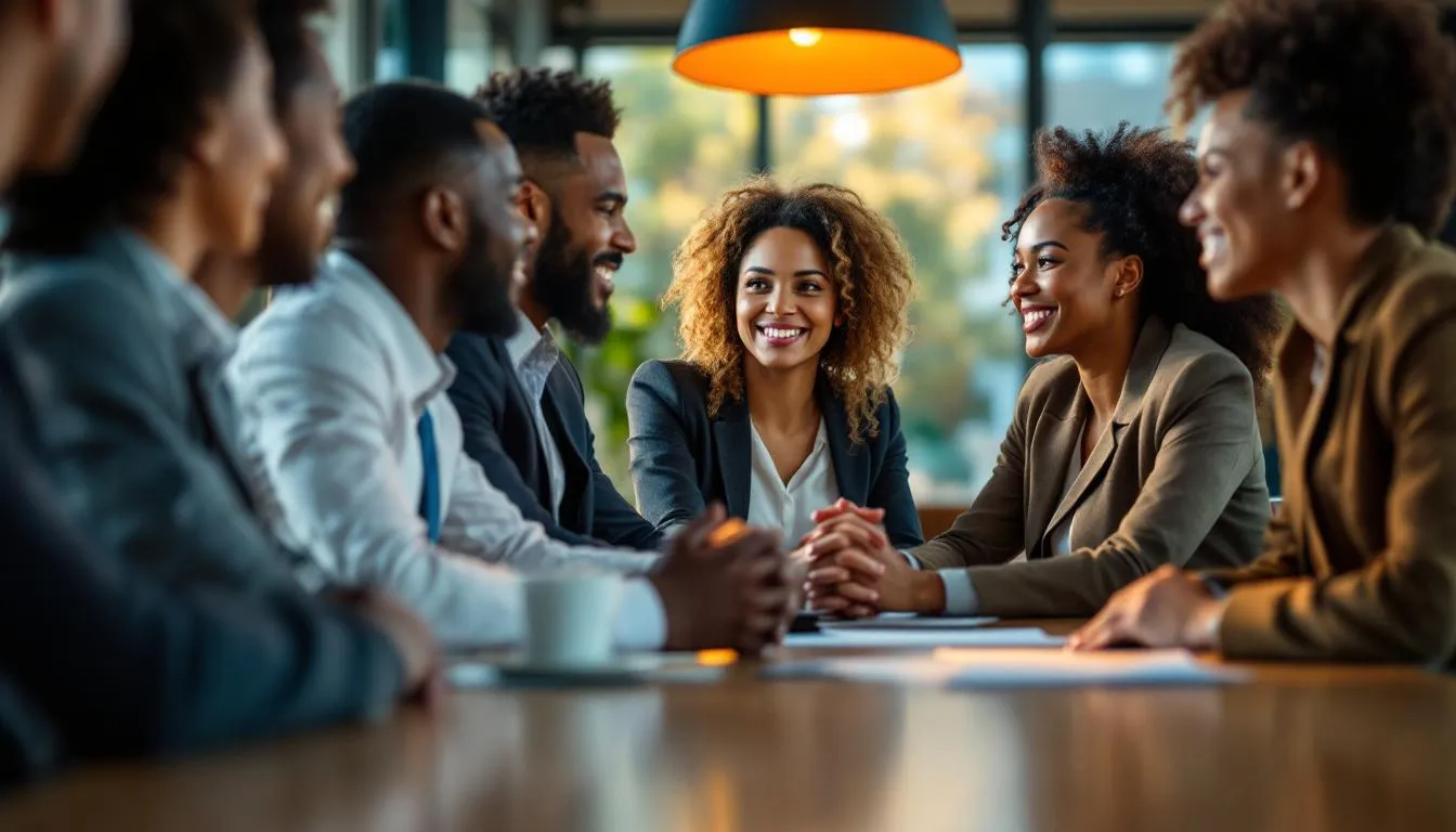 Editorial photograph representing the concept of networking