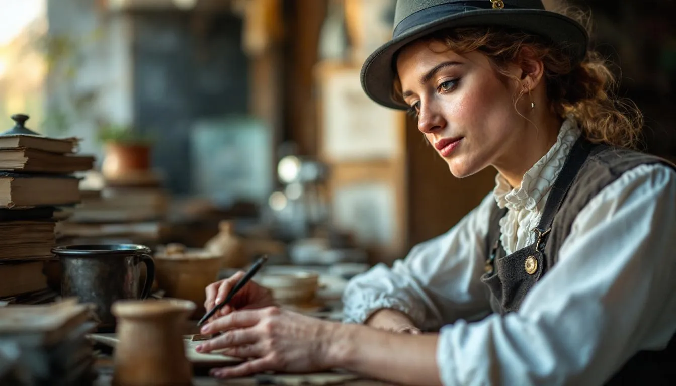 Editorial photograph representing the concept of nineteenth-century history