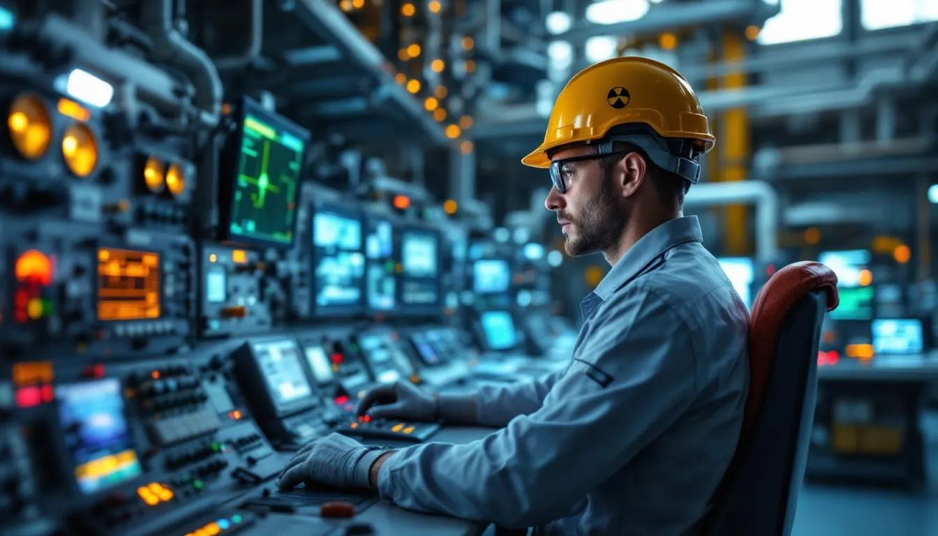 Editorial photograph representing the concept of nuclear power