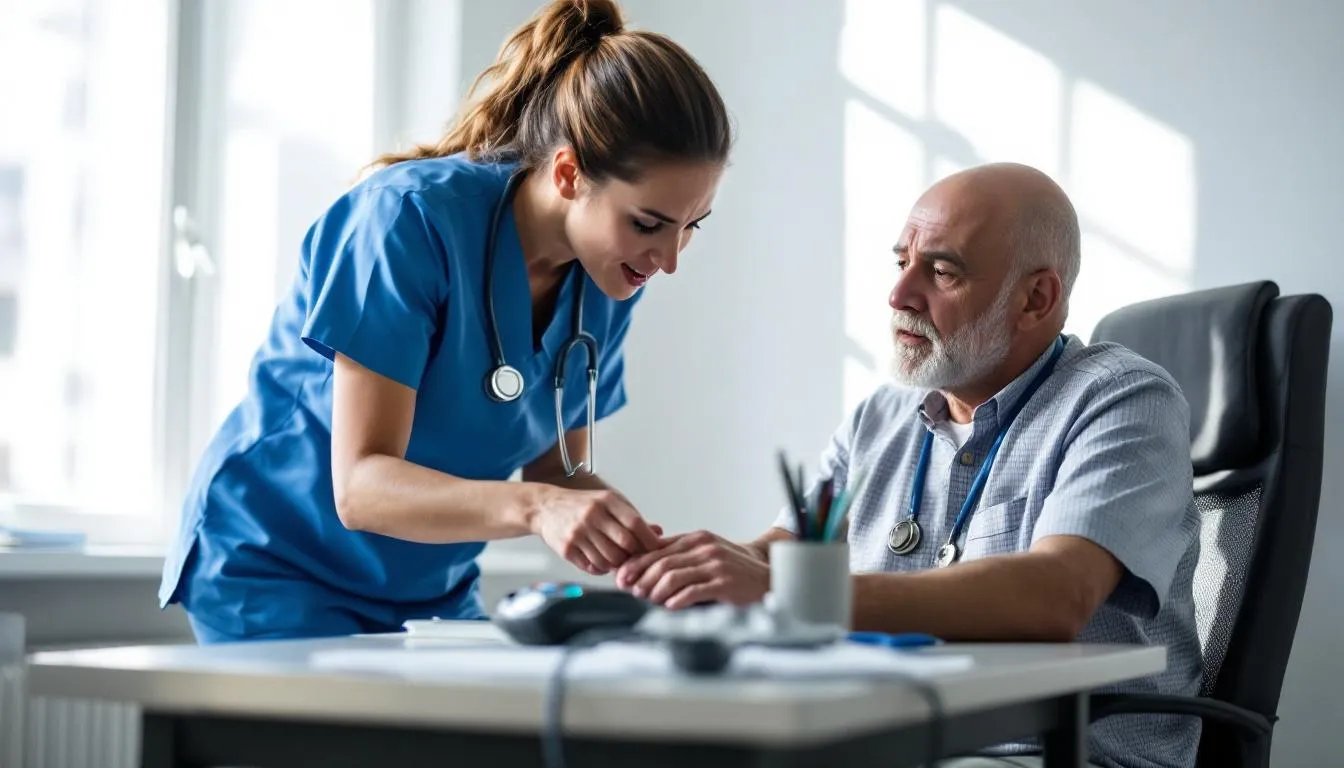 Editorial photograph representing the concept of occupational health