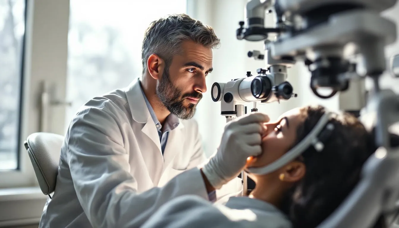 Editorial photograph representing the concept of ophthalmology