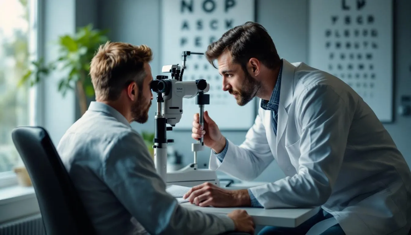 Editorial photograph representing the concept of optometry
