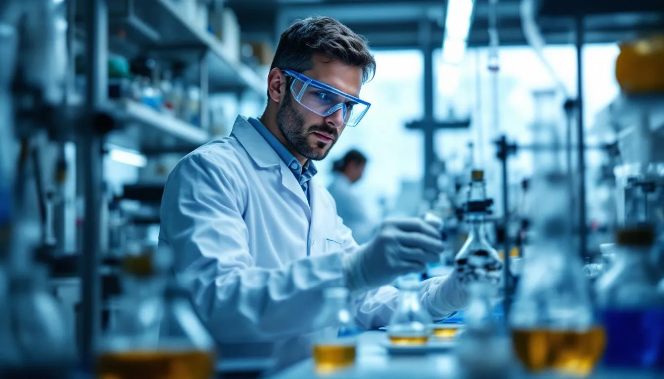 Editorial photograph representing the concept of organic chemistry