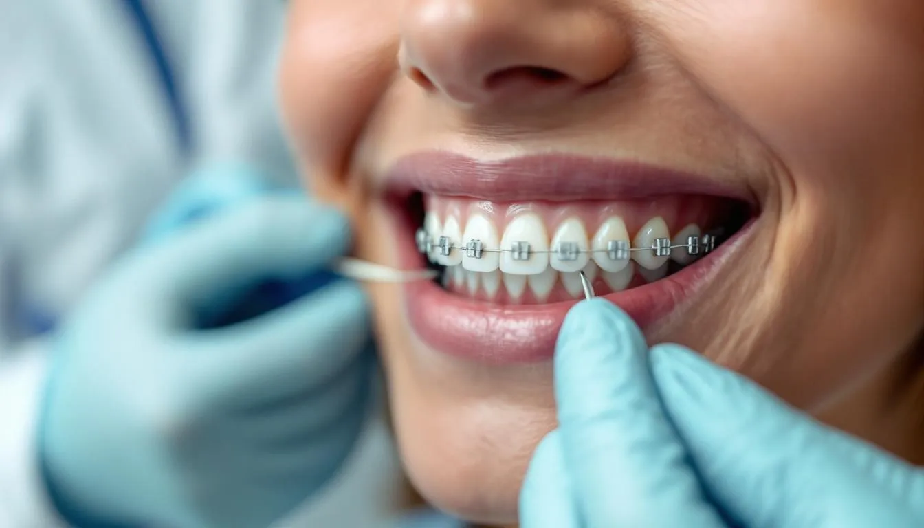 Editorial photograph representing the concept of orthodontics