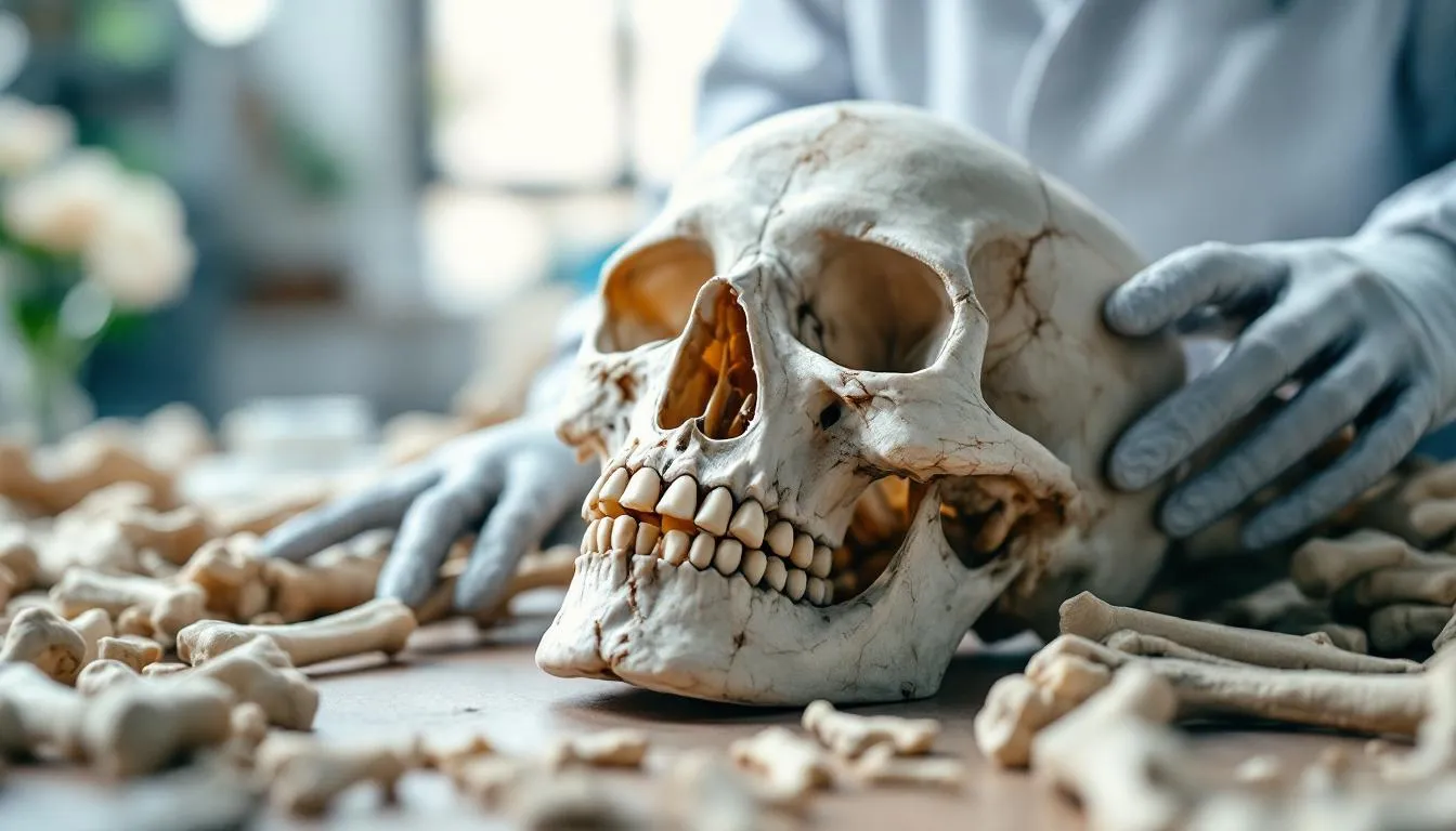 Editorial photograph representing the concept of osteology