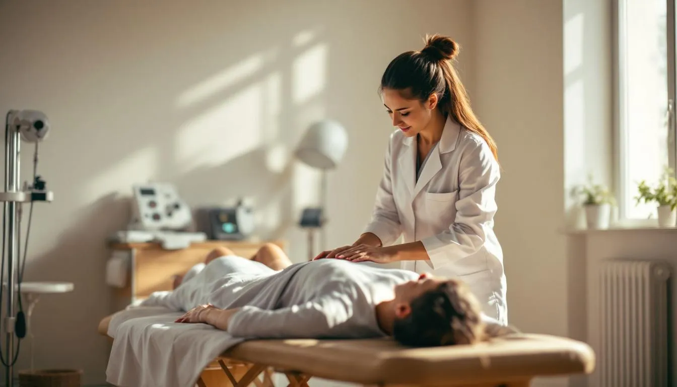 Editorial photograph representing the concept of osteopathy