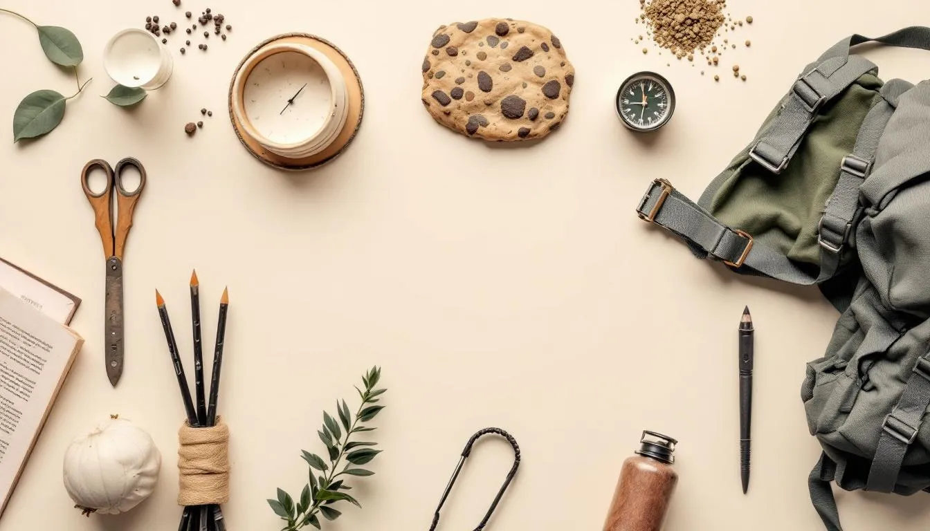 Editorial photograph representing the concept of outdoor survival