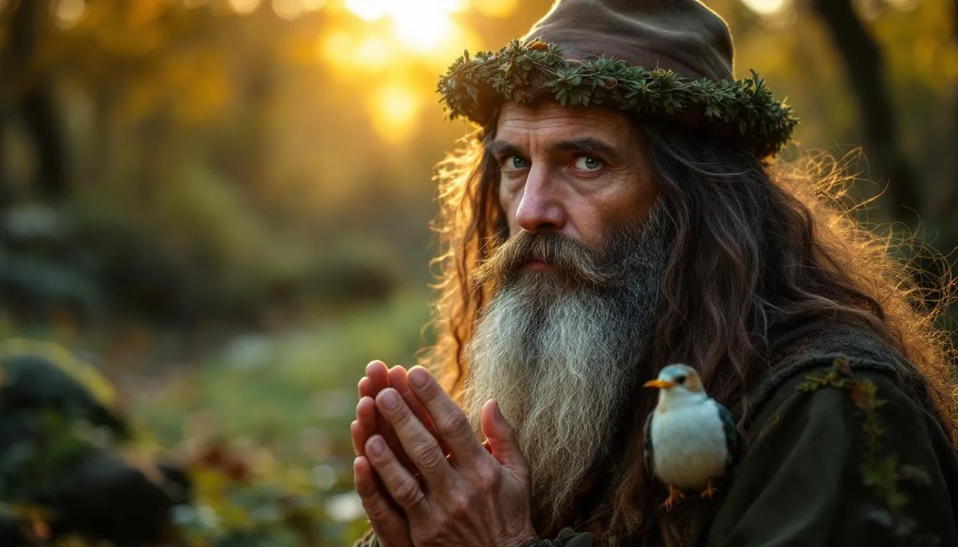 Editorial photograph representing the concept of paganism