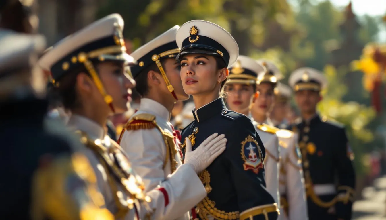 Editorial photograph representing the concept of pageantry