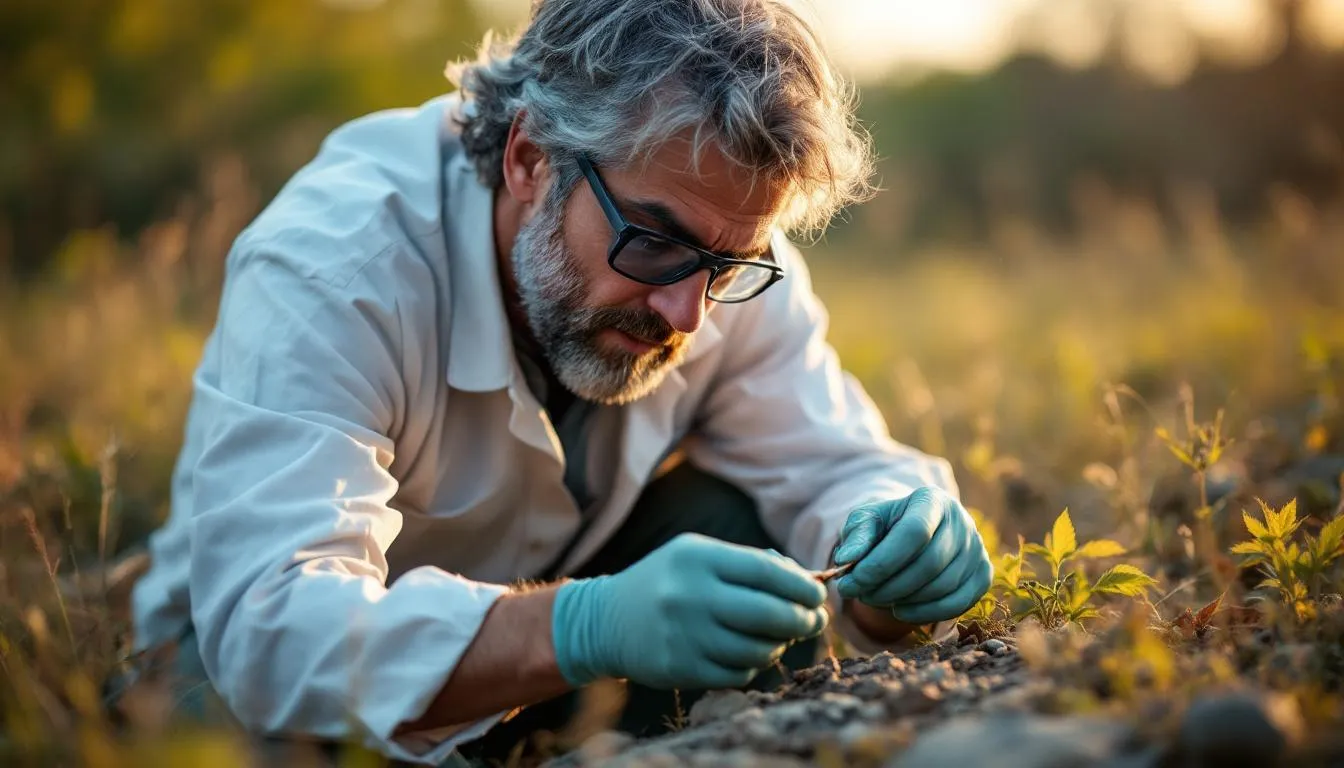 Editorial photograph representing the concept of paleobotany