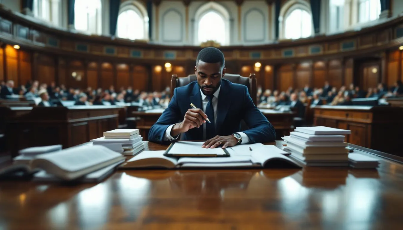 Editorial photograph representing the concept of parliamentary procedure