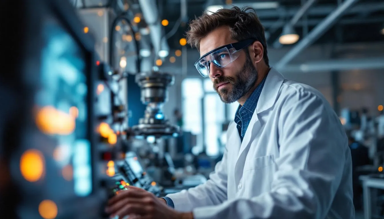 Editorial photograph representing the concept of particle physics