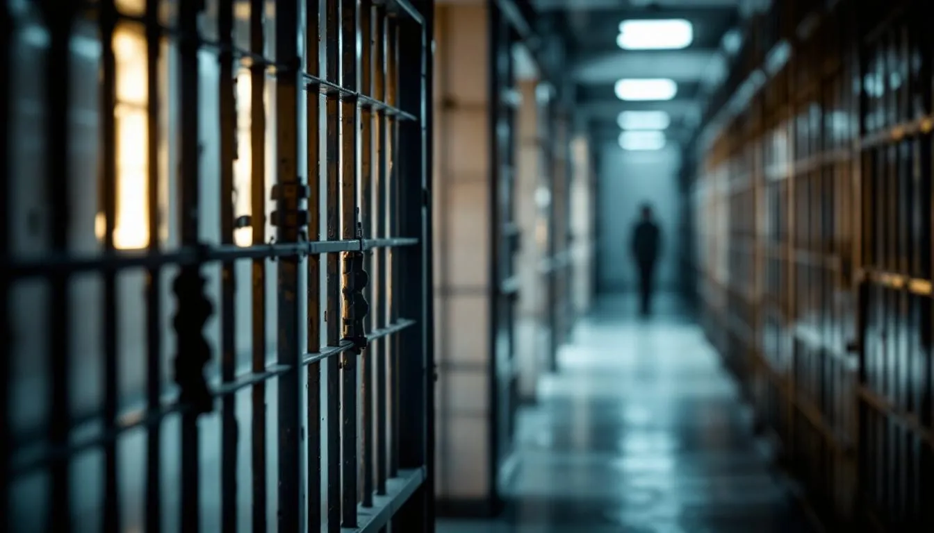 Editorial photograph representing the concept of penology