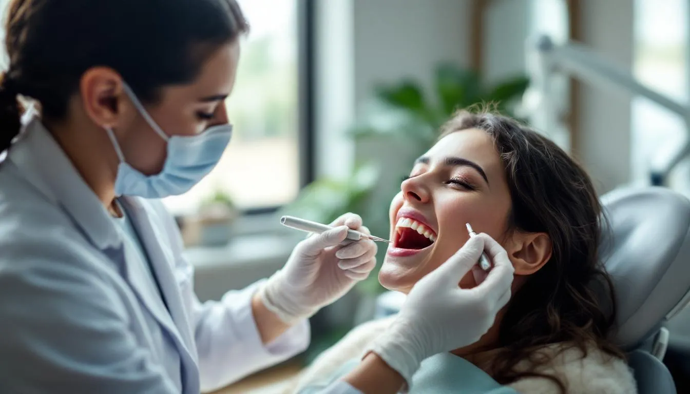 Editorial photograph representing the concept of periodontology