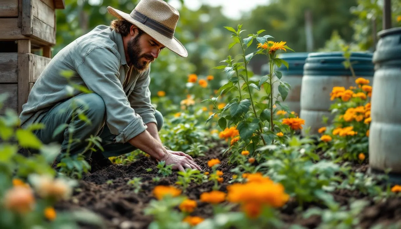 Editorial photograph representing the concept of permaculture