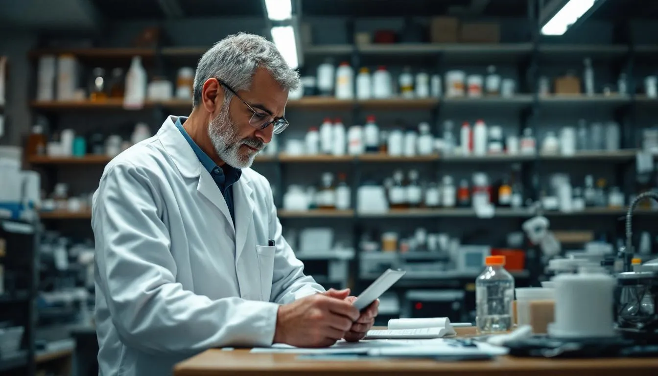 Editorial photograph representing the concept of pharmacy