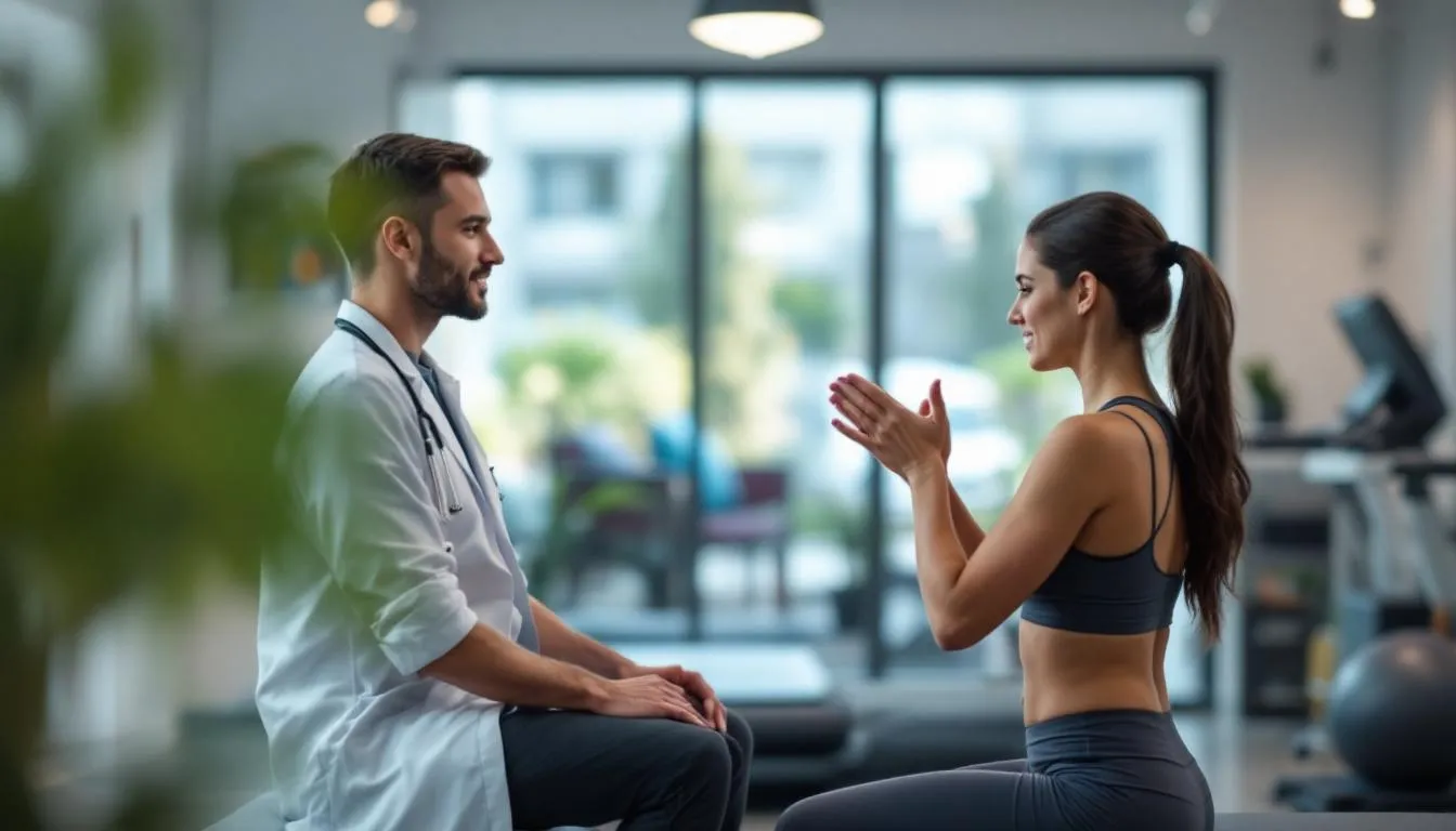 Editorial photograph representing the concept of physical therapy