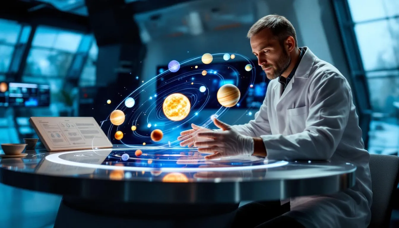 Editorial photograph representing the concept of planetary science