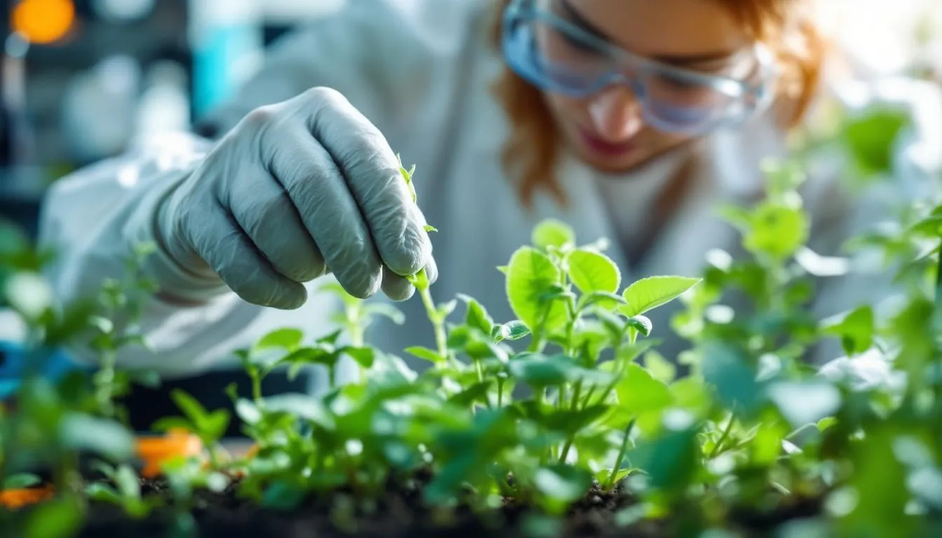 Editorial photograph representing the concept of plant biology
