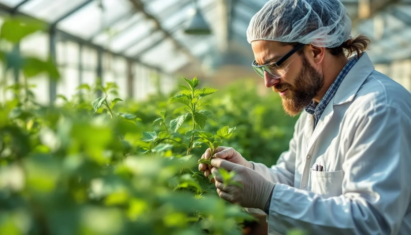 Editorial photograph representing the concept of plant breeding
