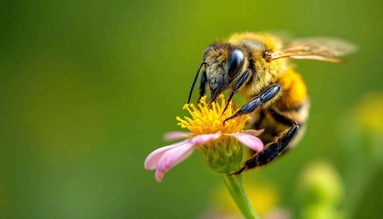 Editorial photograph representing the concept of pollination