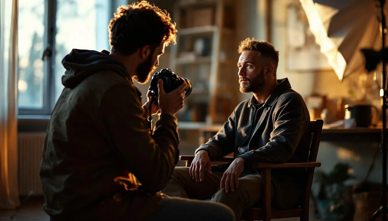 Editorial photograph representing the concept of portrait photography