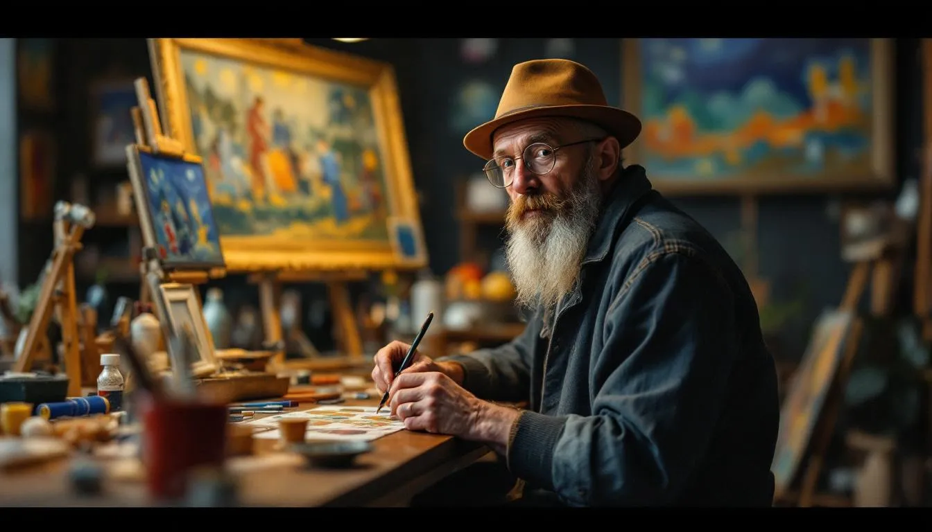 Editorial photograph representing the concept of post-impressionism