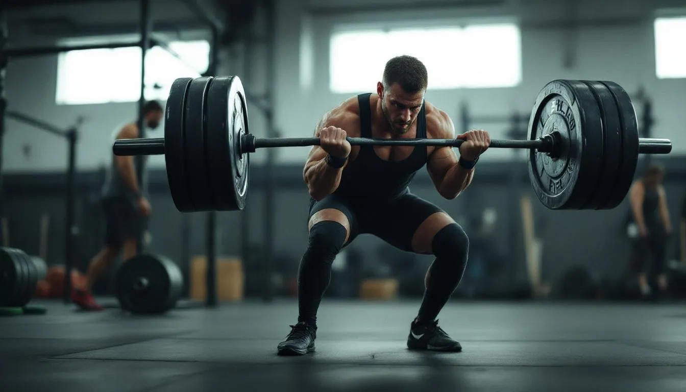 Editorial photograph representing the concept of powerlifting