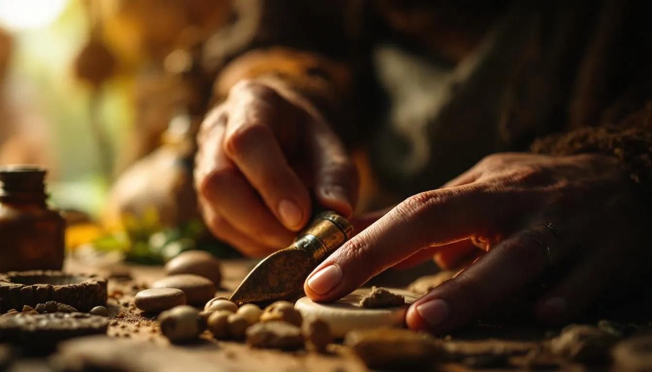 Editorial photograph representing the concept of prehistory