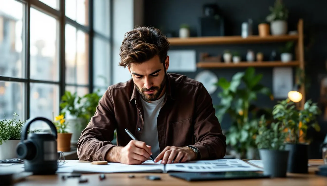 Editorial photograph representing the concept of product design