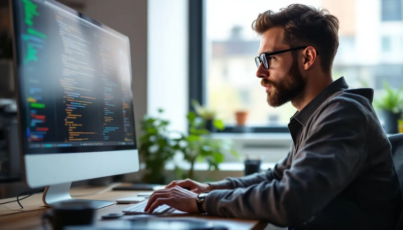 Editorial photograph representing the concept of programming languages