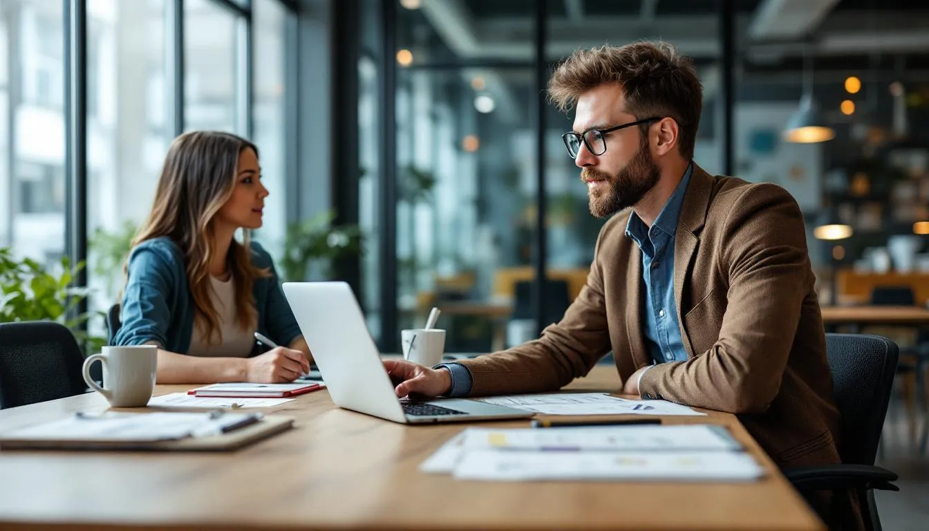 Editorial photograph representing the concept of project management