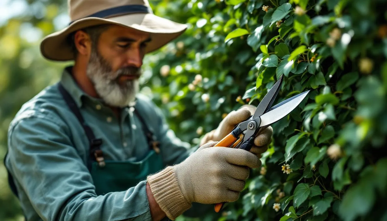 Editorial photograph representing the concept of pruning