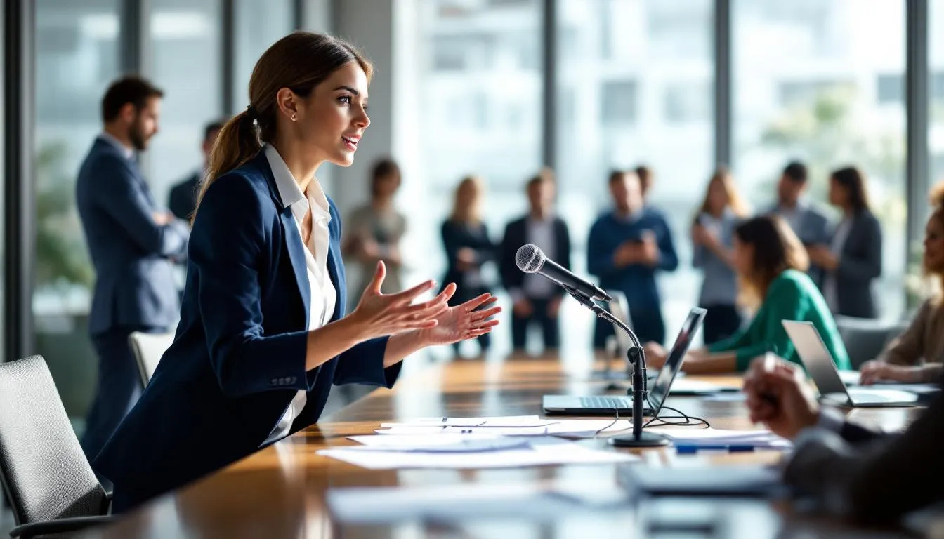 Editorial photograph representing the concept of public relations