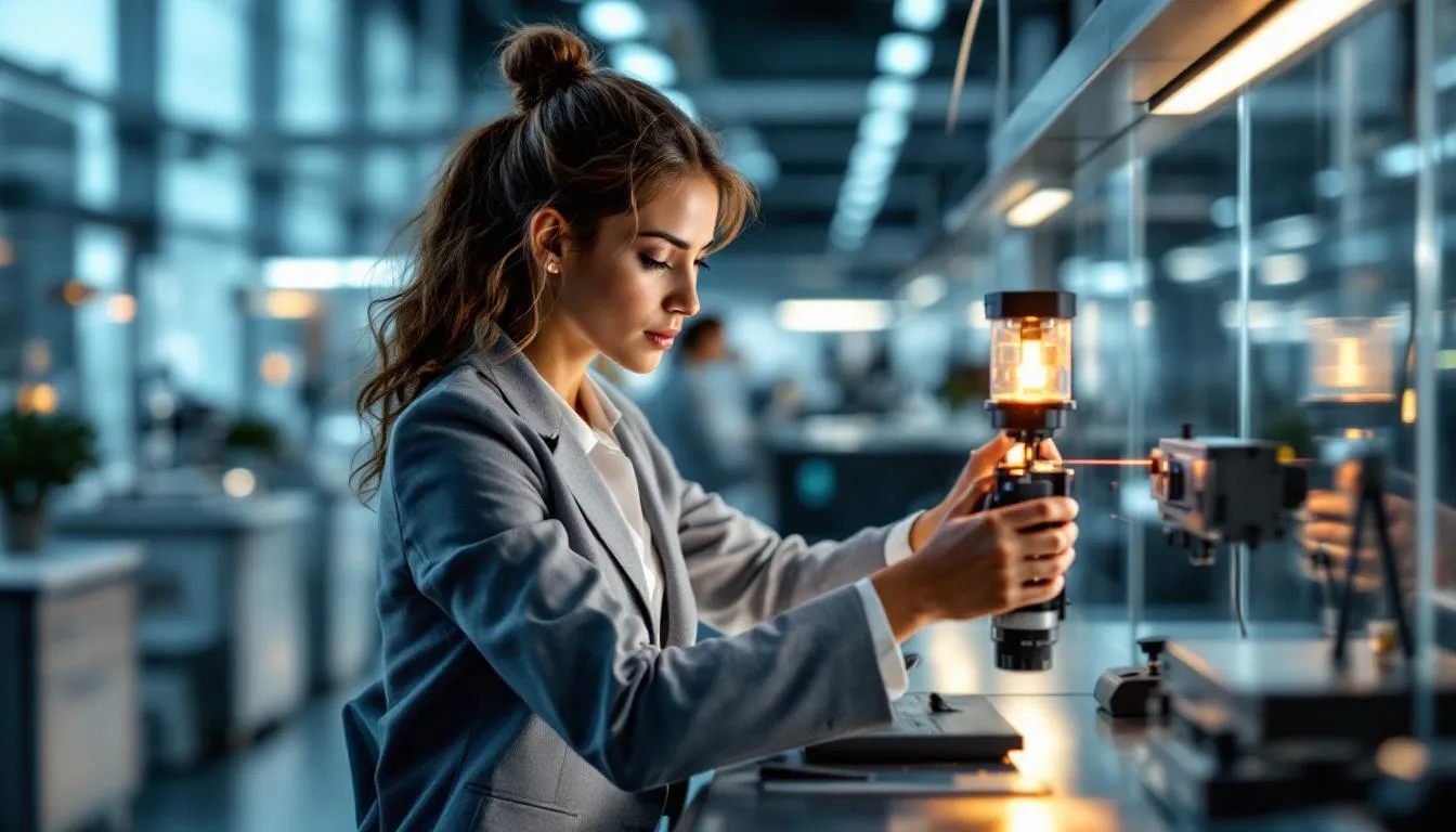 Editorial photograph representing the concept of quantum optics