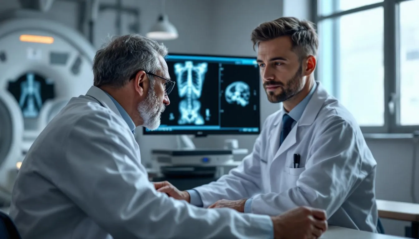 Editorial photograph representing the concept of radiology