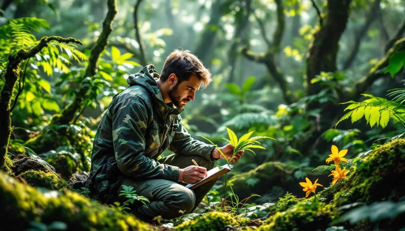Editorial photograph representing the concept of rainforest ecology