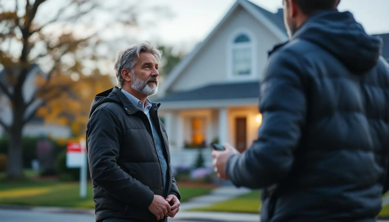 Editorial photograph representing the concept of real estate