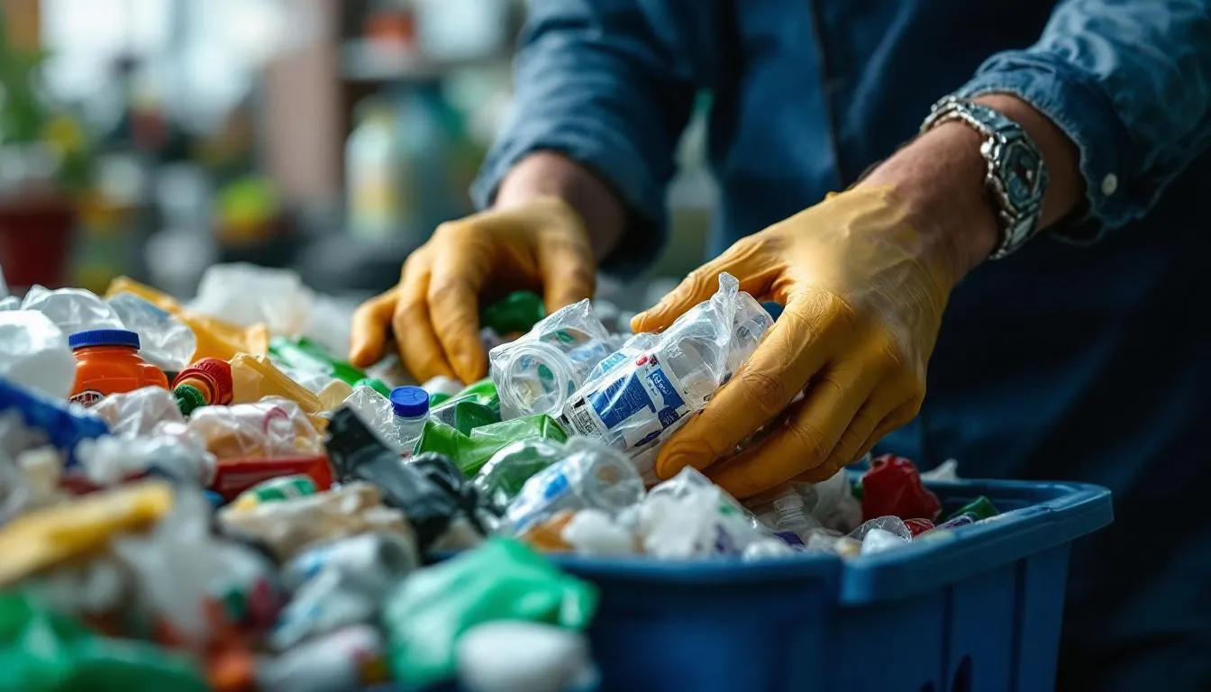 Editorial photograph representing the concept of recycling