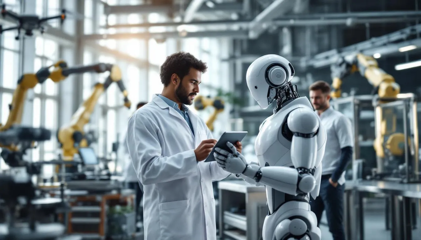 Editorial photograph representing the concept of robotics