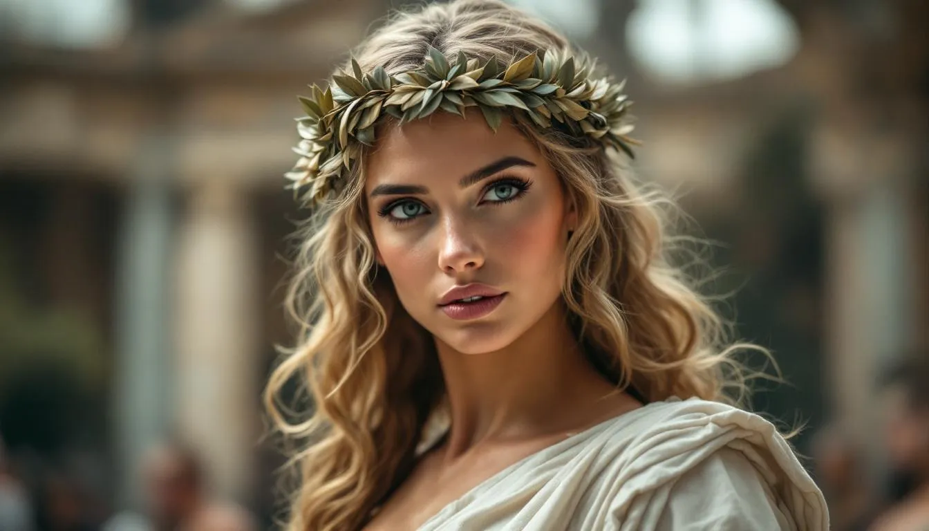 Editorial photograph representing the concept of roman mythology