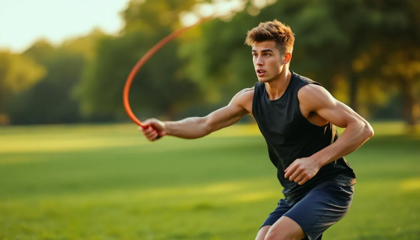 Editorial photograph representing the concept of rope skipping