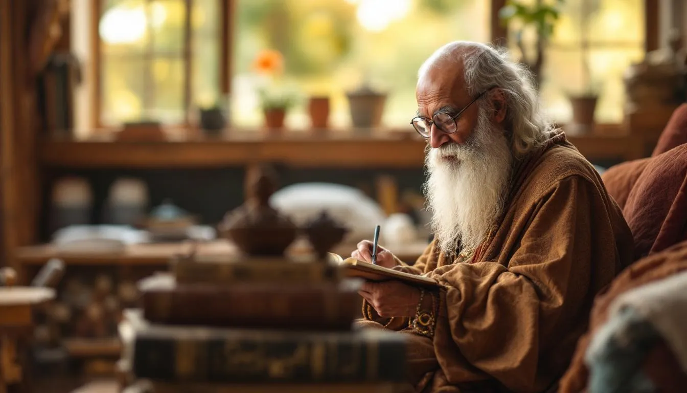 Editorial photograph representing the concept of sanskrit