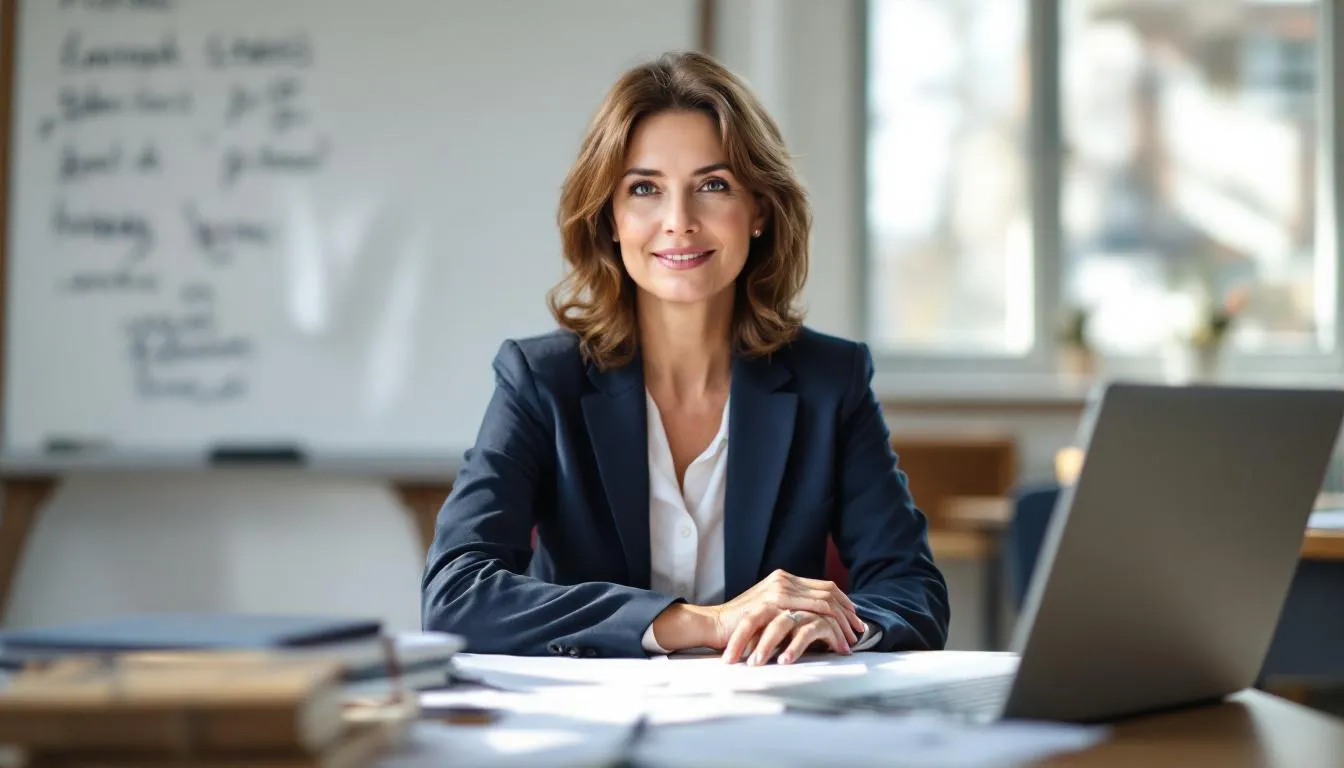 Editorial photograph representing the concept of school administration