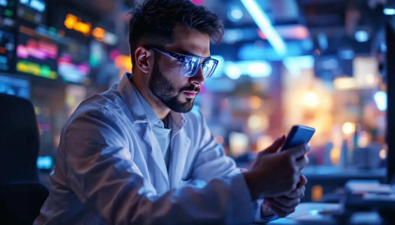 Editorial photograph representing the concept of science fiction