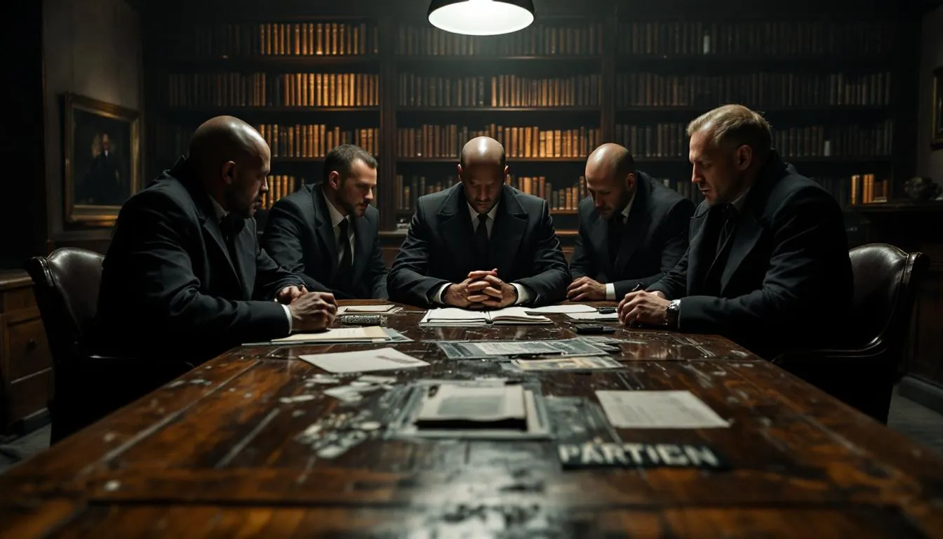 Editorial photograph representing the concept of secret societies