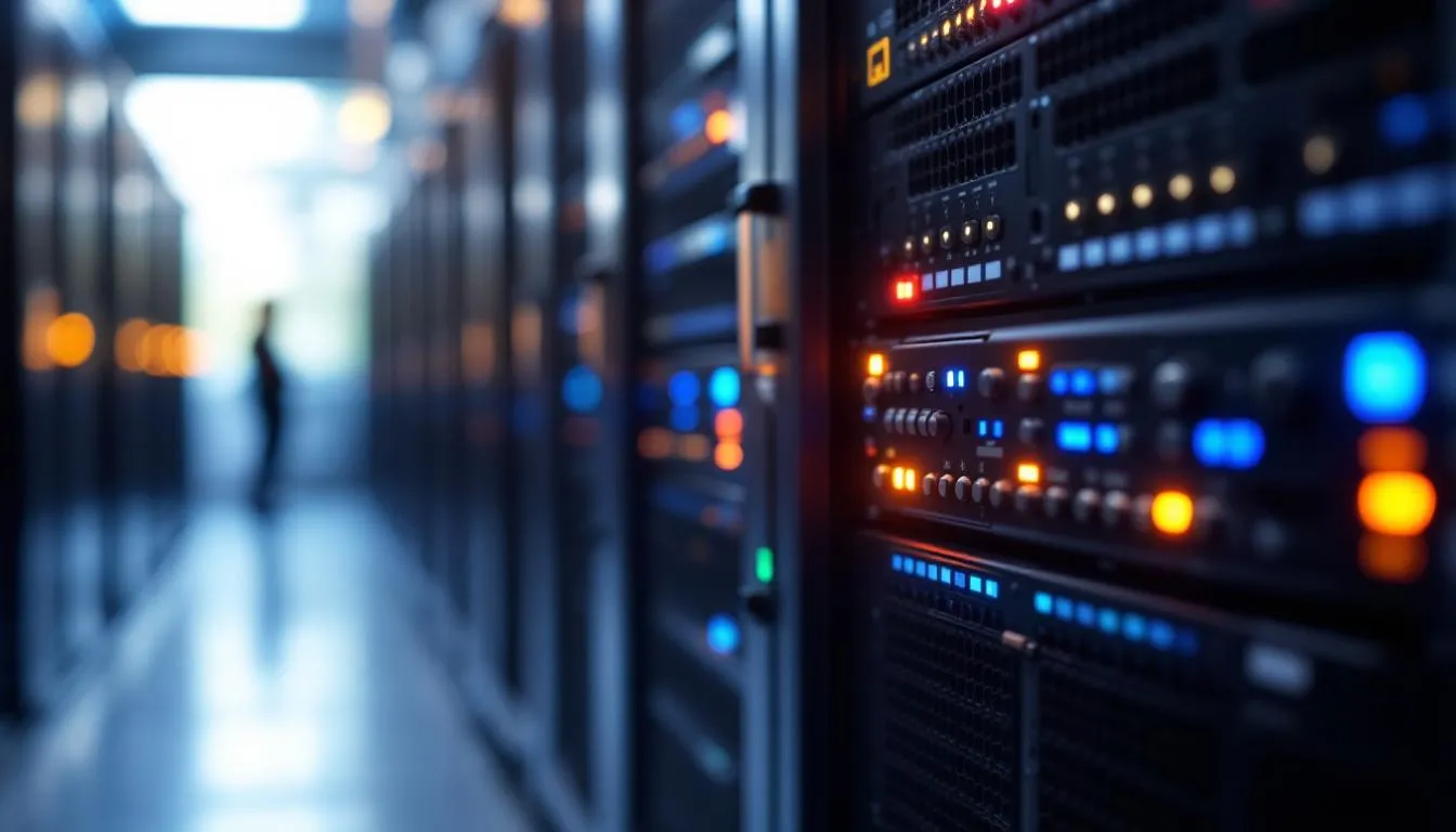 Editorial photograph representing the concept of server administration