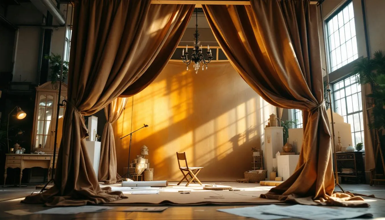 Editorial photograph representing the concept of set design