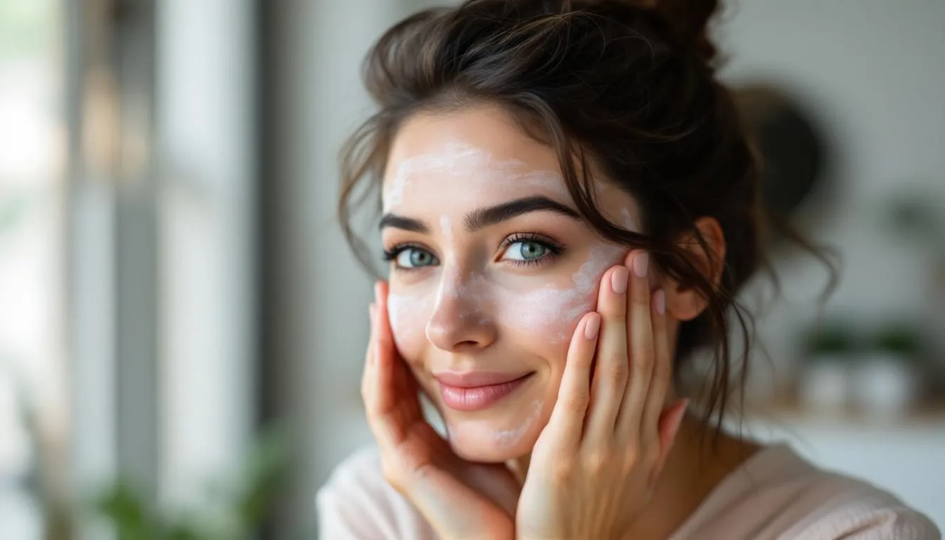 Editorial photograph representing the concept of skin care